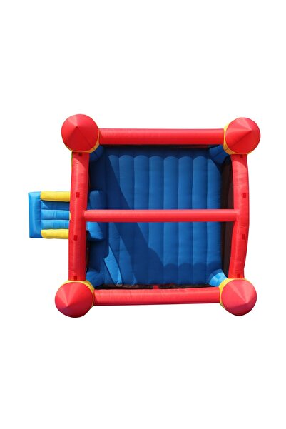 Happy Hop Super Castel inflatable mattress with slide, jumping space and removable sunshade