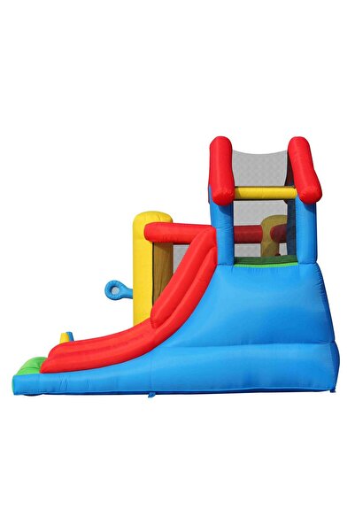 Happy Hop Play Center 7in1 inflatable mattress, two slides, climbing area, jumping area, playground, balls