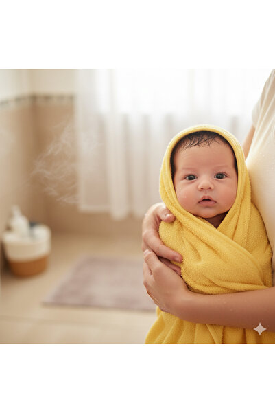 hvç Hvc 100% Cotton Baby Swaddle Towel