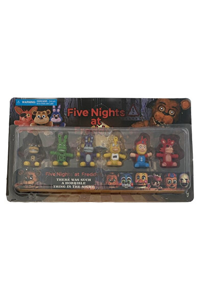 Toyska Σετ 6 φιγούρες Five Nights at Freddy's, 5,5 εκ., πολύχρωμες