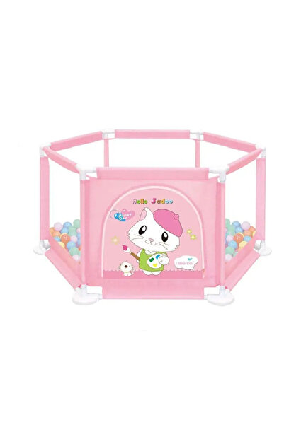 Toyska Tarc pentru Bebelusi cu 60 de bile multicolore incluse Enonedear, 135 ...