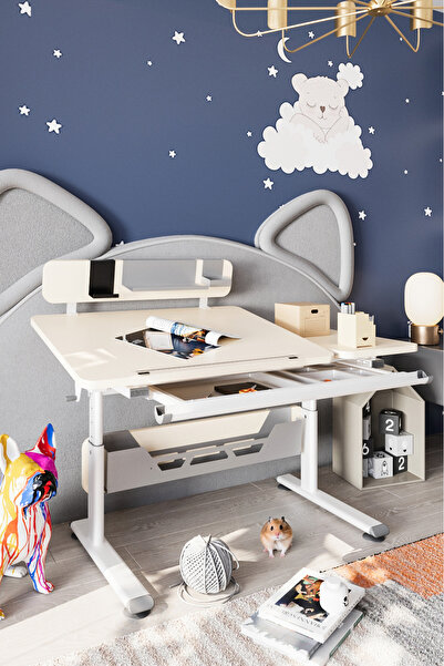 Creo Mobili Vega Standart Fonksiyonel Ofis Masası Yükseklik Ayarlı Çalışma Ma...