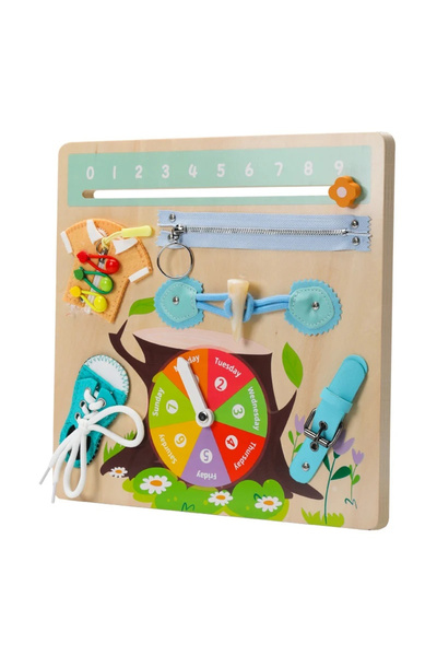 Toyska Joc educativ Busy Board cu 7 activitati, multicolor