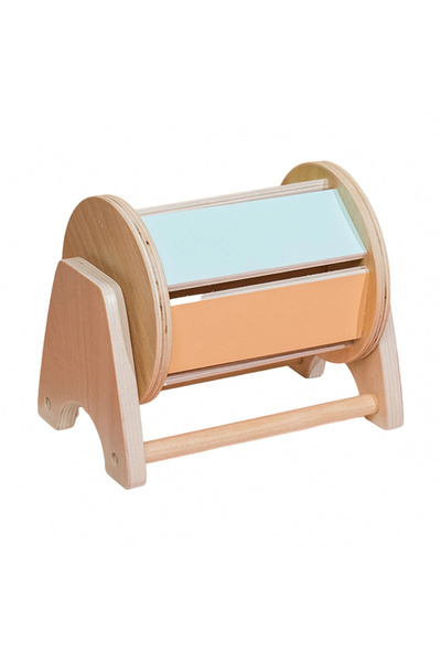 Toyska Joc educativ Montessori Tambur Pastel cu clopotei, multicolor