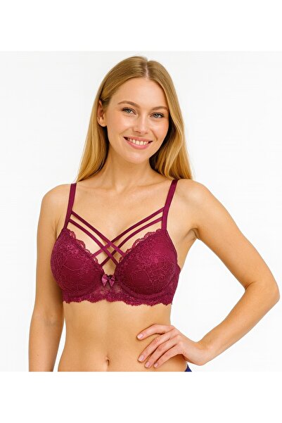 STORMED Sutien fără susținere cu încrucișare din dantelă 505