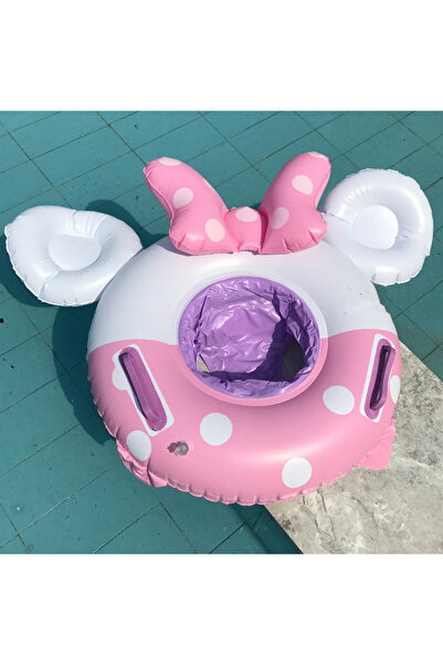 Toyska Minnie Mouse baby carrier with panties and handles, white/pink