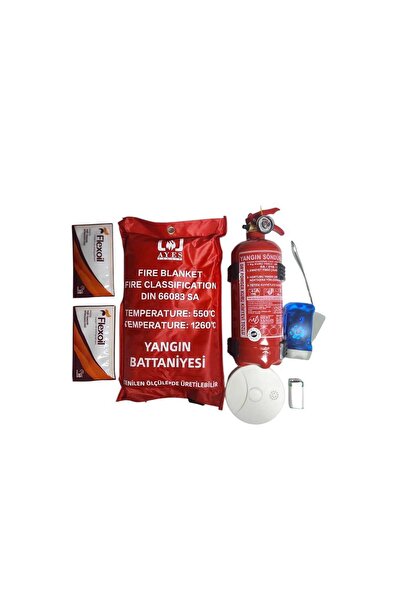 ünalgrup EV TİPİ YANGIN SETİ 3 LÜ YANGIN SETİ