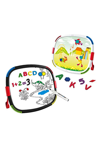 Toyska Tablita magnetica reversibila pentru desen si puzzle tangram cu peisaj...