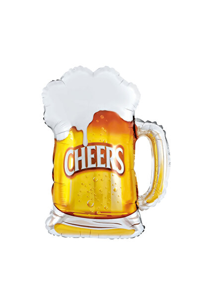 Toyska Balon din Folie Metalizata, Halba de Bere, 58x73 cm, Galben