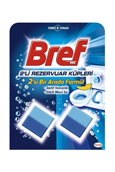 Bref Koku Giderici Jel Küpü - Okyanus (İç Adet 2 Li) (Klozet - Rezervuar - Tuvalet - Blok)