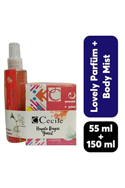 Cecile Lovely Kadın Parfüm Edt 55ml Ve Body Mist 150ml