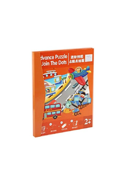 Toyska Μαγνητικό παζλ και βιβλίο σχεδίασης Join the Dots 2 σε 1 - Οχήματα