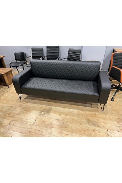 ENG OFİS MOBİLYALARI COSMOZ 3LÜ DERİ KANEPE