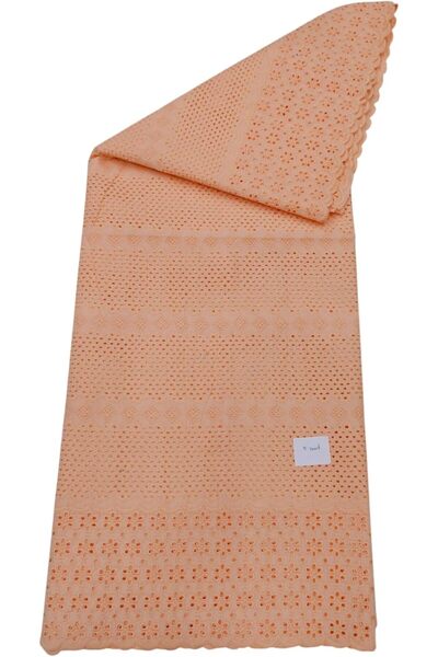 Generic أقمشة الدانتيل الأفريقية الجافة 5 ياردات من نسيج قطني 100٪ أفضل جديد جميل متعدد الألوان أحدث أنيق