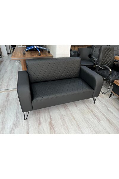 ENG OFİS MOBİLYALARI COSMOZ DERİ 2 Lİ KANEPE