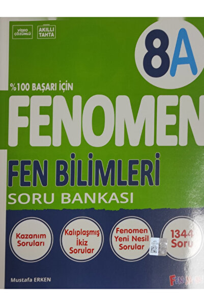 Fenomen Yayıncılık Edu Kırtasiyem 8. Sınıf Fen Bilimleri (A) Soru Bankası