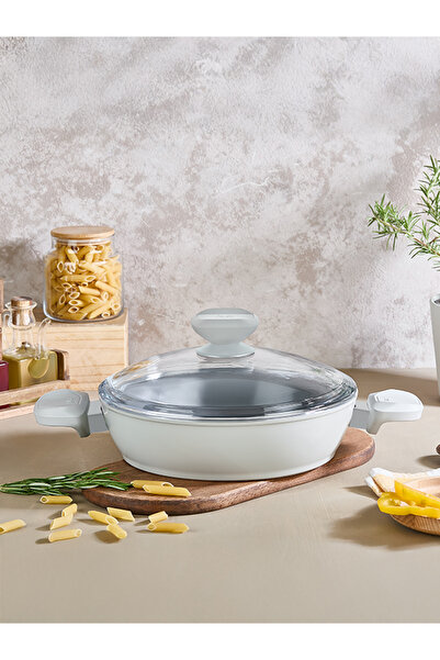 FALEZ Liva Ceramic Basik Pot 24 cm