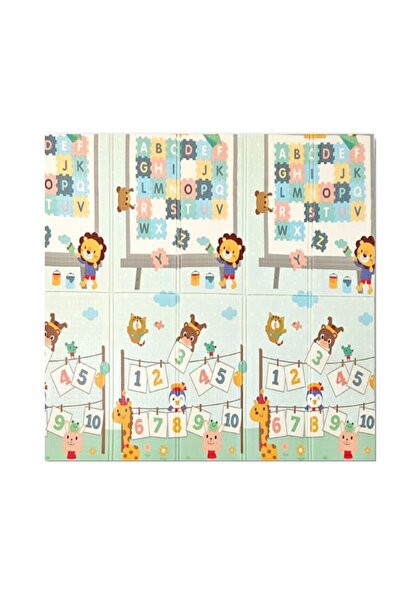 İnfant Hobby My City Traffic Premium Çift Taraflı Katlanabilir Oyun Matı 160x180x1 Cm