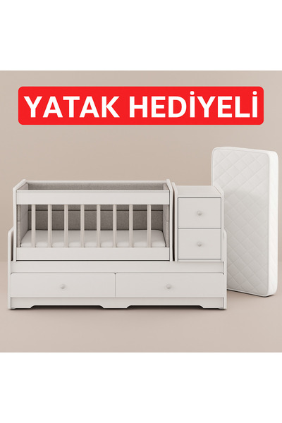 BANANA BABY Moon Anneyanı Sallanır Çekmeceli Büyüyen Beşik