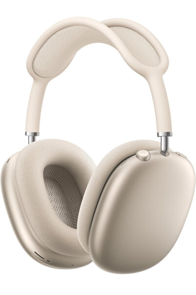 SONREİR Airpods Max Kulak Üstü Bluetooth Kulaklık Aktif Gürültü Engelleme,Şeffaf Mod Şarj İphone Uyumlu