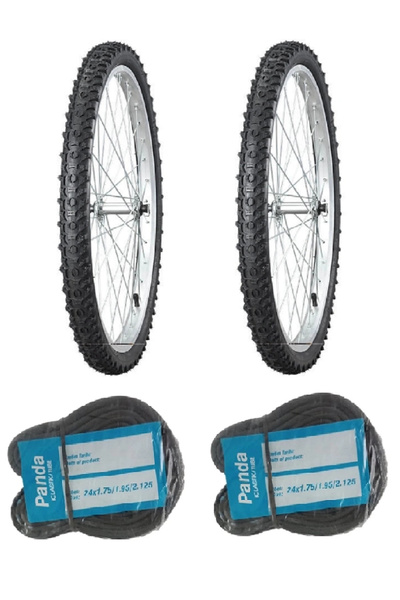 IRC 24 Jant 24x1.90 CR-73 Bisiklet Dış Lastiği X 2 Adet + Panda İç Lastik Seti