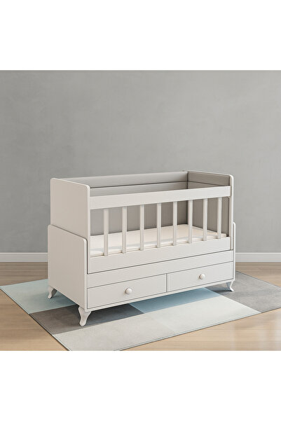 BANANA BABY Luna Anneyanı Sallanır Çekmeceli 60*120 Beşik