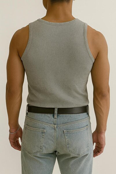 khalif Men's Halter Collar Athlete Lycra Undershirt
