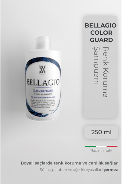 botegohair Bellagio Color Guard | Renk Koruma Şampuanı 250 ml - Işlem Görmüş ...
