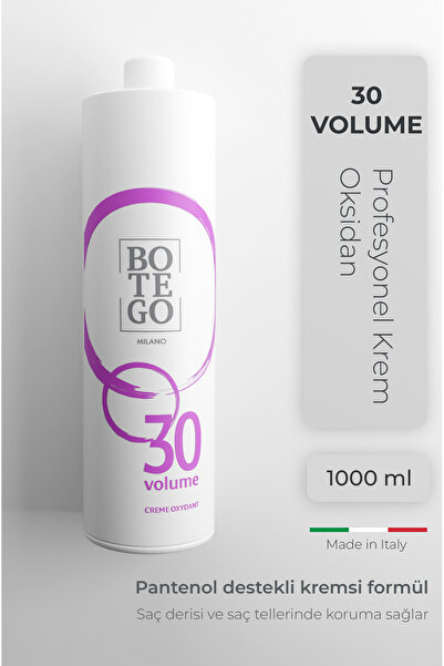 botegohair Profesyonel Krem Oksidan 9% | 30 Volume 1000 ml