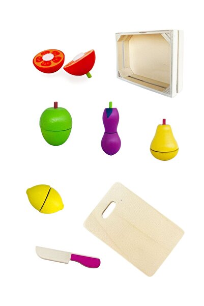 HOBBY HOUSE Fruit Set Wooden 22 Piece Educational Tutorial