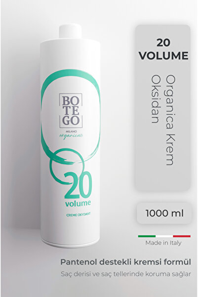 botegohair Organica | Krem Oksidan 6% | 20 Volume 1000 ml