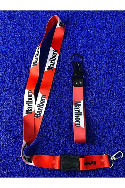 CEBECİOTO Set de frânghii MARLBORO cu breloc și curea pentru gât - Accesoriu ...