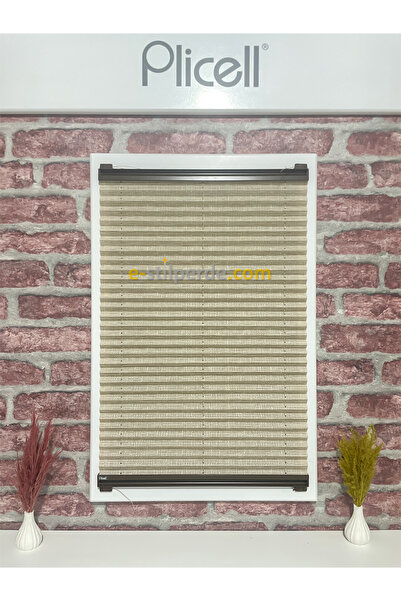IŞILTI Perde Sistemleri Plicell Plise Perde Straw - 01 Hasır Krem