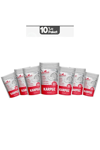 SagaFresh 10 عبوات من شرائح البطيخ المجفف - فريزر (10 × 20 جم)