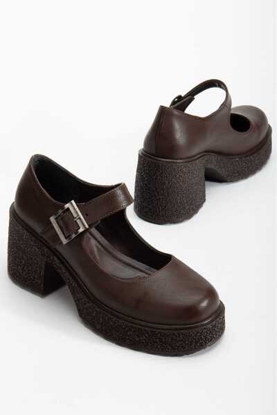 CHICELLA Janes Kahve Kadın Loafer Ayakkabı