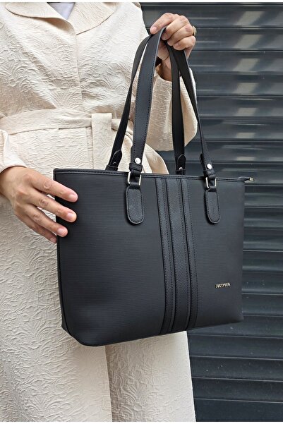 ÇANTAM GELSİN حقيبة كتف نسائية كبيرة الحجم مكونة من 3 أقسام من جوستبولو