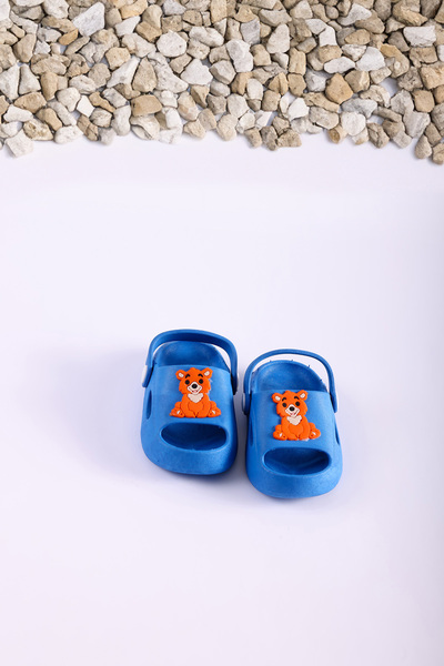 buğrahayalin Sandale albastre pentru copii – Material Eva, confortabile și ușoare, unisex pentru utilizare zilnică