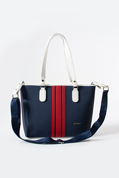 Just Polo Justpolo Women's Large Size 3 Compartment Shoulder Bag