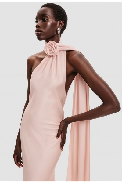 DESİGNEDBYD Kadın Sırt Dekolteli Şık Abiye Elbise