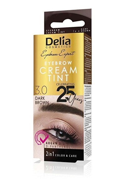 Delia Delia Color Cream Eyebrow Dye - Black - 15 ml