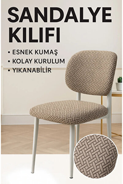 ÖZMAKAN Bohem sandalye örtüsü,yeni model sandalye kılıfı 1 adet