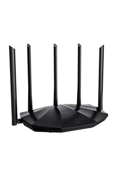 Tenda Router Wi-Fi 6, DualBand 2.4Ghz/5GHz, 300+1201Mbps, 5x6dBi, 4 porturi Gigabit - TND-RX2-PRO