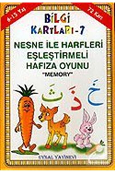 Uysal Yayınevi لعبة الذاكرة المتطابقة مع الحروف مع 7 كائنات