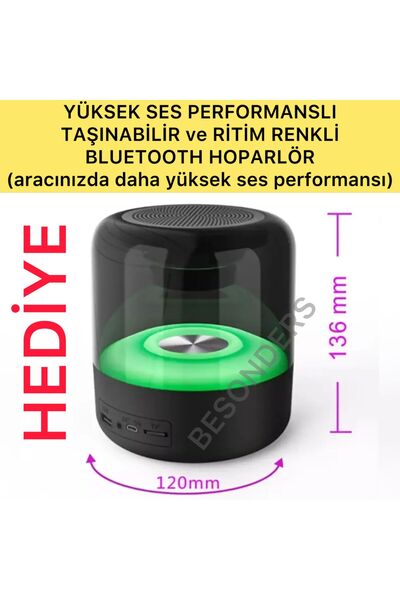 Besonders K17 PRO SERİ 1080P 4K Full HD 3 Kameralı Wifi GPS Gsensör Gece Görüş Araç İçi Ön Arka Kayıt Kamera