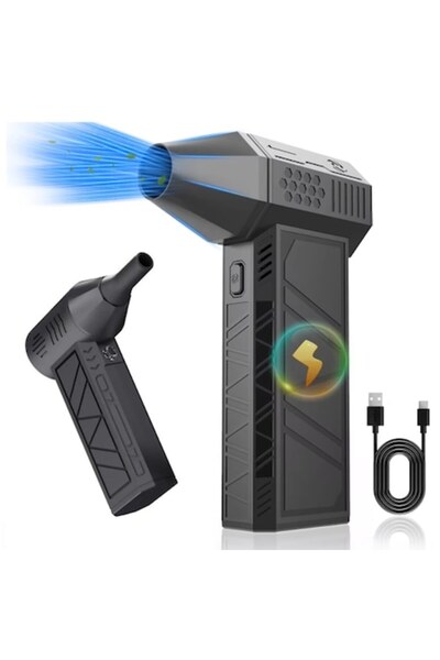 RARINCARE Portable Compressed Air Blower RARINCARE, 3 Speed Levels, Black