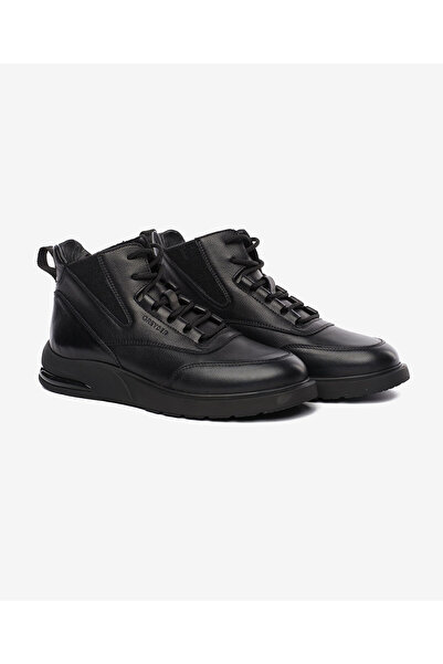 Greyder Erkek Siyah Hakiki Deri Sneaker Bot 5K1SB18741