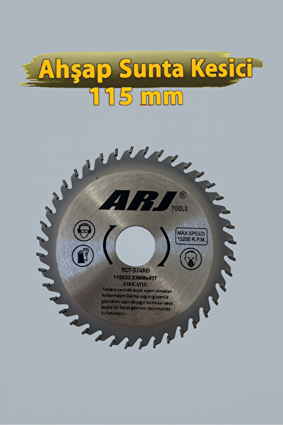 Arj Elmas Sunta Ahşap Kesme Testeresi 115 mm 40 Diş