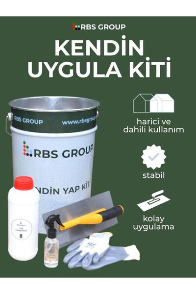 RBS GROUP RBS TAŞ HALI KENDİN UYGULA KİTİ BEYAZ (Uygulama Alanı : 1m2 –1,2 m²)