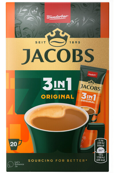 Jacobs Original 3 in 1 – 20 Plicuri