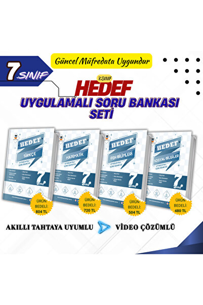 Zeka Küpü Yayınları 7.sınıf Hedef Konu Özetli Soru Bankaları Seti